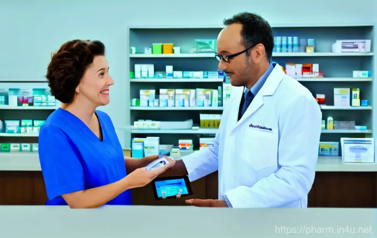 약사 직무와 최신 약물 정책 - Image Prompt 1: The Evolving Pharmacy – From Dispenser to Advisor**