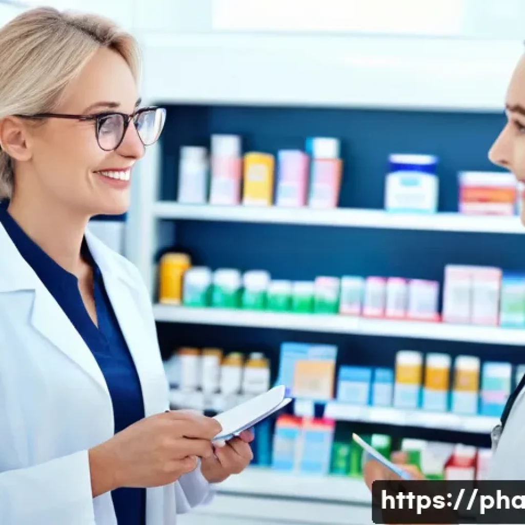 약사 조제 실무 강의 추천 - **Prompt 1: Patient-Centered Counseling in a Modern Pharmacy**
    A kind, professional female pharm...